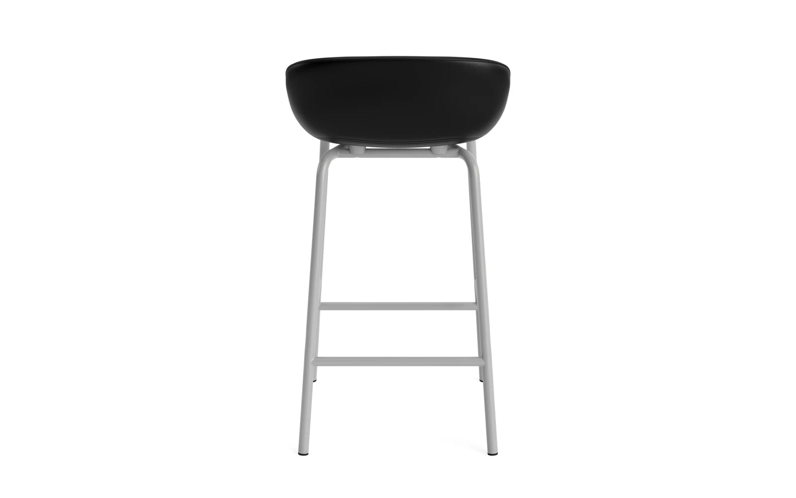 Hyg Barhocker 65 cm Vollpolster Stahl Grau/Ultra in Ultra 41599 präsentiert im Onlineshop von KAQTU Design AG. Barstuhl ist von Normann Copenhagen