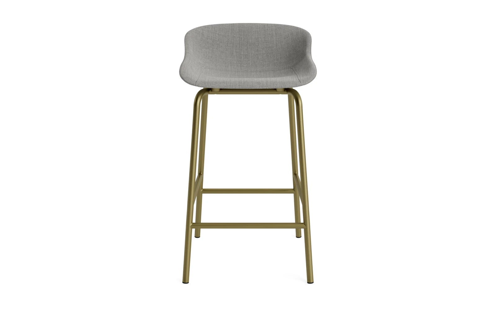 Hyg Barhocker 65 cm Vollpolster Olive Stahl Remix in Remix 133 präsentiert im Onlineshop von KAQTU Design AG. Barstuhl ist von Normann Copenhagen