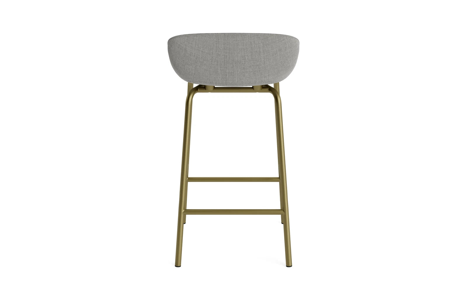 Hyg Barhocker 65 cm Vollpolster Olive Stahl Remix in Remix 133 präsentiert im Onlineshop von KAQTU Design AG. Barstuhl ist von Normann Copenhagen