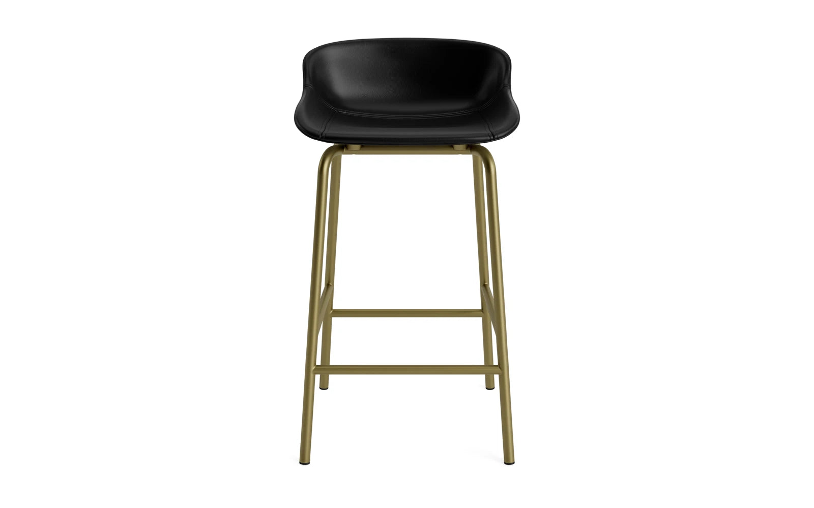 Hyg Barhocker 65 cm Vollpolster Olive Stahl Ultra in Ultra 41599 präsentiert im Onlineshop von KAQTU Design AG. Barstuhl ist von Normann Copenhagen