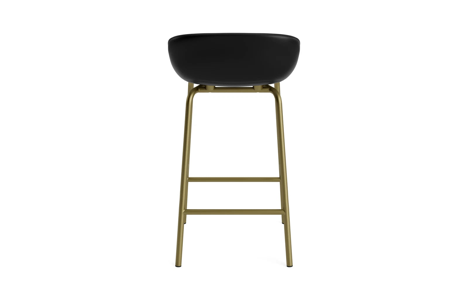 Hyg Barhocker 65 cm Vollpolster Olive Stahl Ultra in Ultra 41599 präsentiert im Onlineshop von KAQTU Design AG. Barstuhl ist von Normann Copenhagen