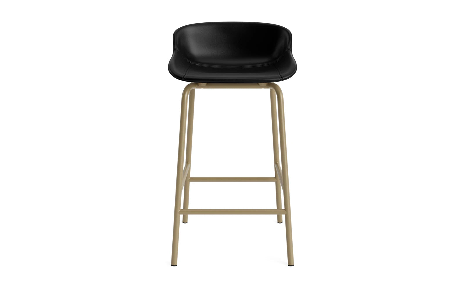 Hyg Barhocker 65 cm Vollpolster Stahl Sand/Ultra in Ultra 41599 präsentiert im Onlineshop von KAQTU Design AG. Barstuhl ist von Normann Copenhagen