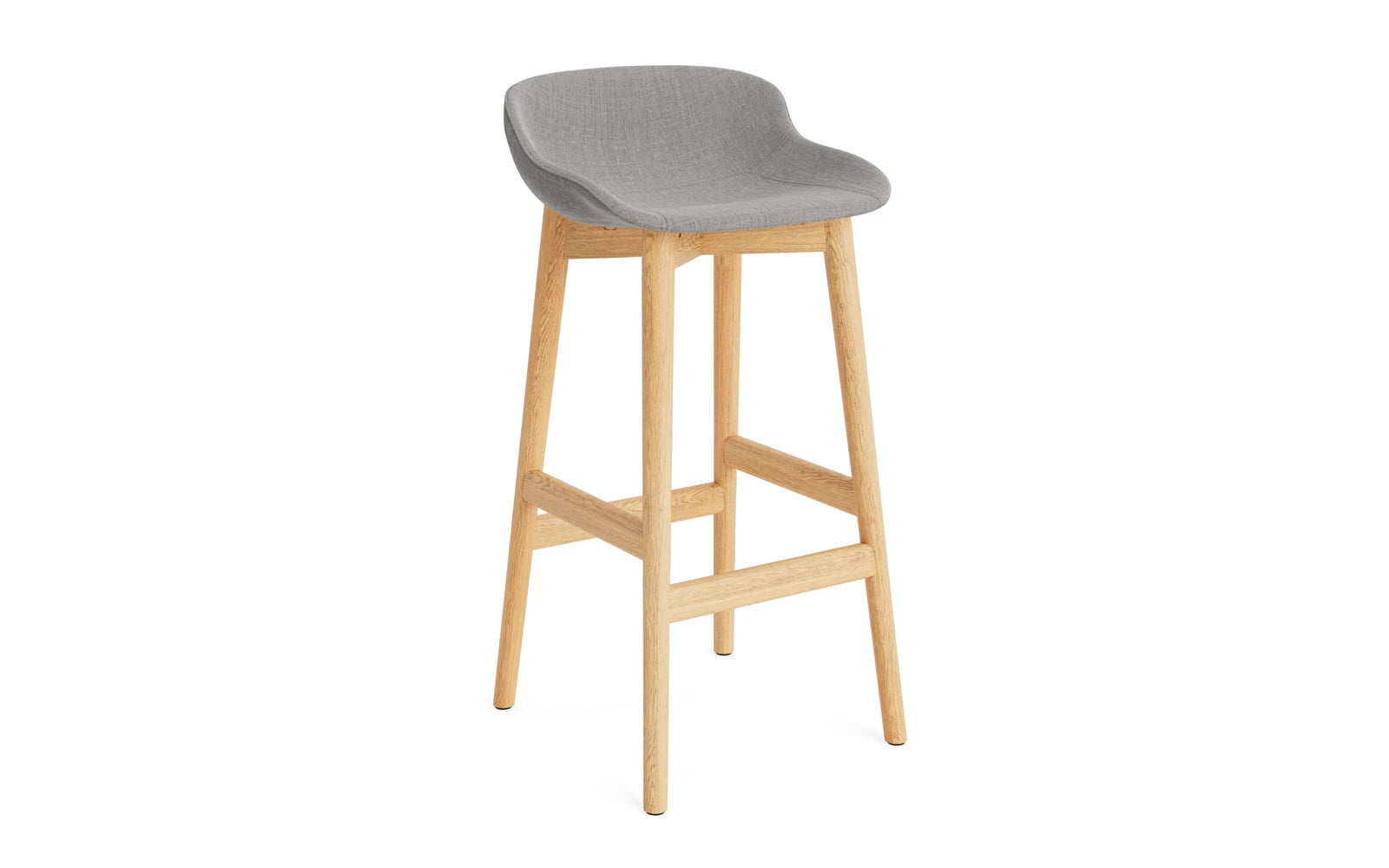 Hyg Barhocker 75 cm vollpolster Eiche Remix in Remix 133 präsentiert im Onlineshop von KAQTU Design AG. Barstuhl ist von Normann Copenhagen