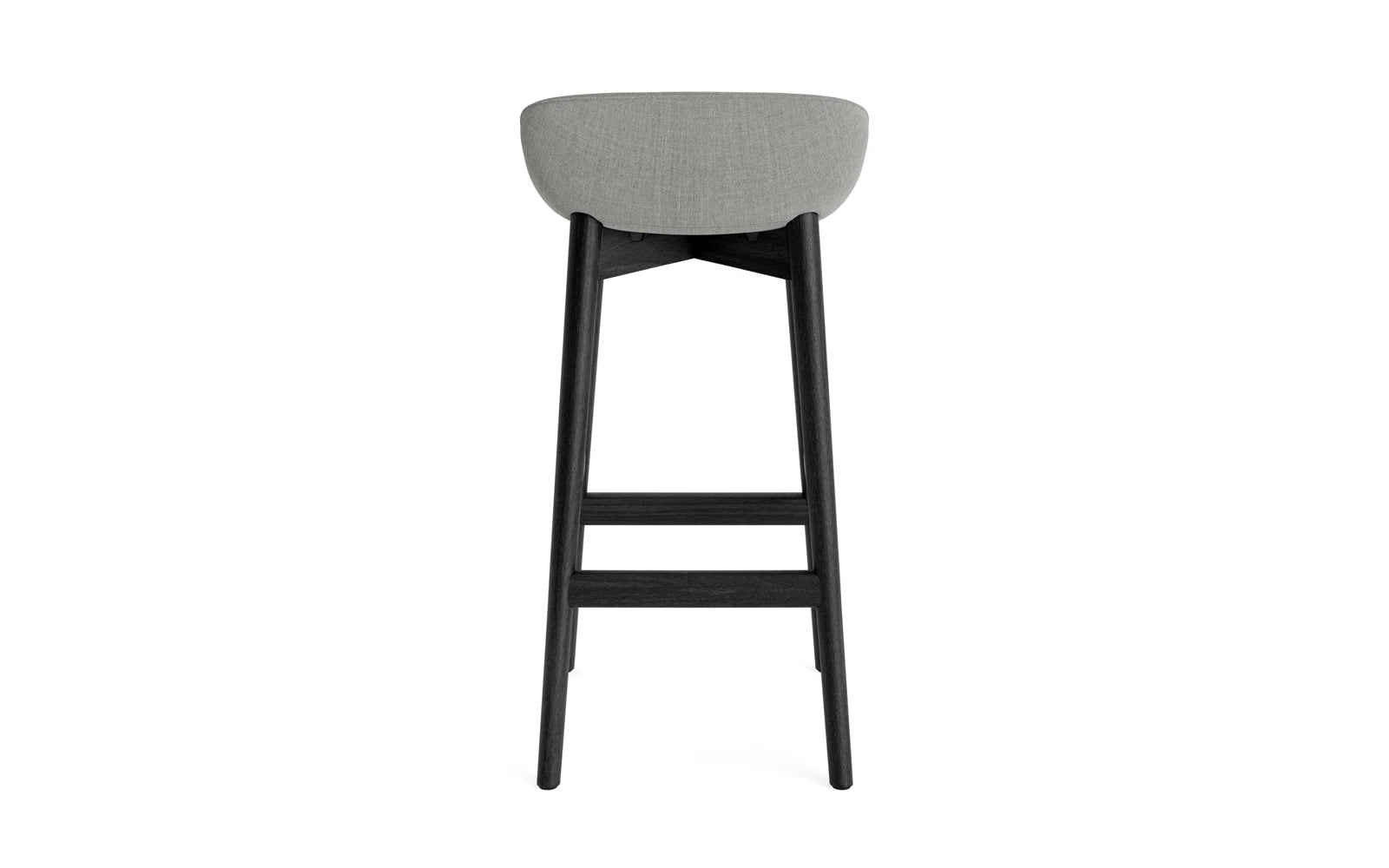 Hyg Barhocker 75 cm vollpolster schwarze Eiche Remix in Remix 133 präsentiert im Onlineshop von KAQTU Design AG. Barstuhl ist von Normann Copenhagen