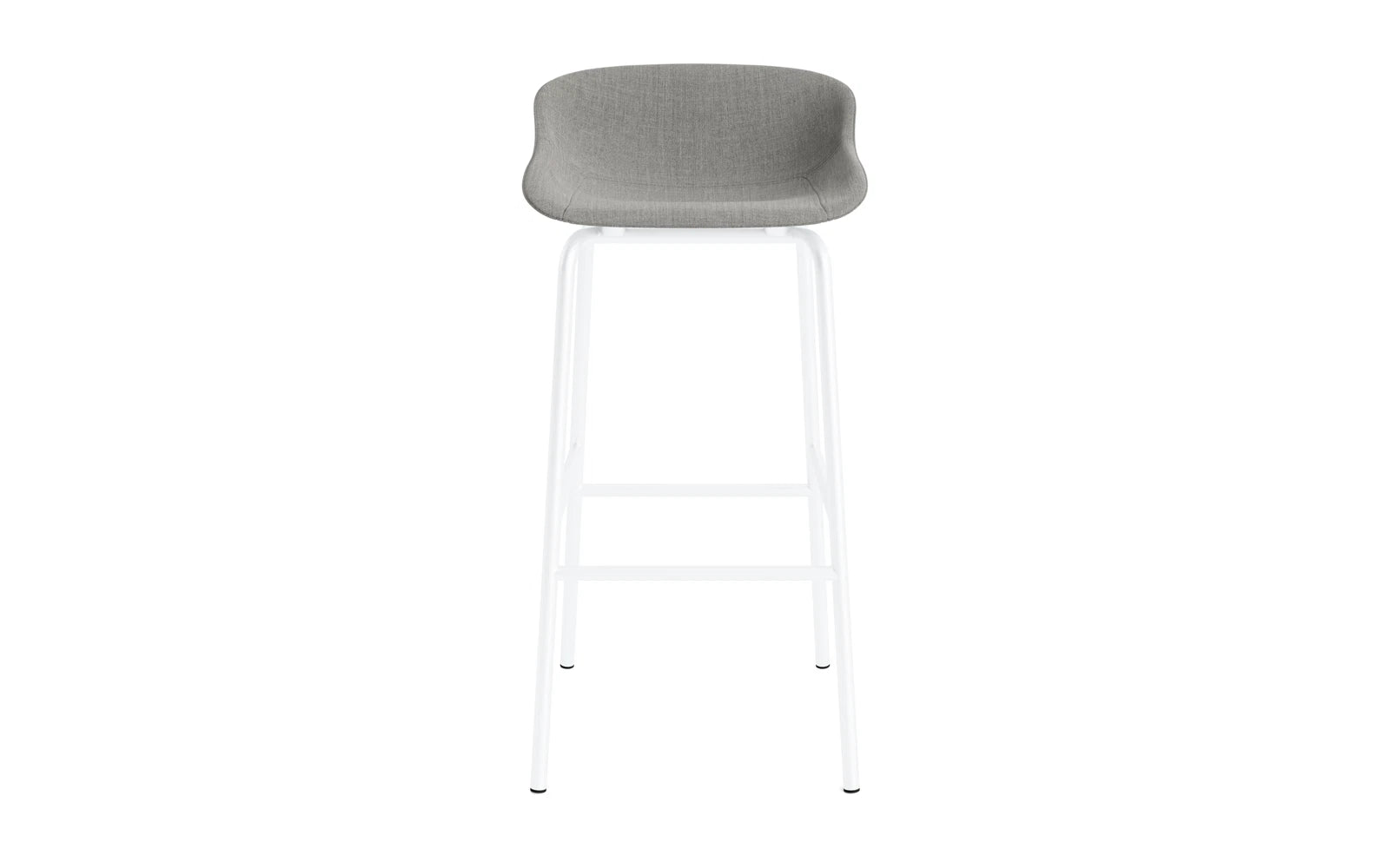 Hyg Barhocker 75 cm Vollpolster Weiss Stahl Remix in Remix 133 präsentiert im Onlineshop von KAQTU Design AG. Barstuhl ist von Normann Copenhagen