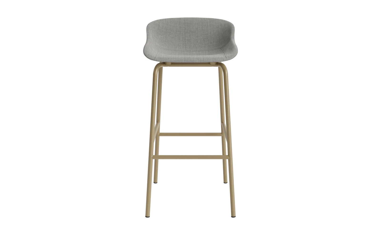 Hyg Barhocker 75 cm Vollpolster Stahl Sand/Remix in Remix 133 präsentiert im Onlineshop von KAQTU Design AG. Barstuhl ist von Normann Copenhagen