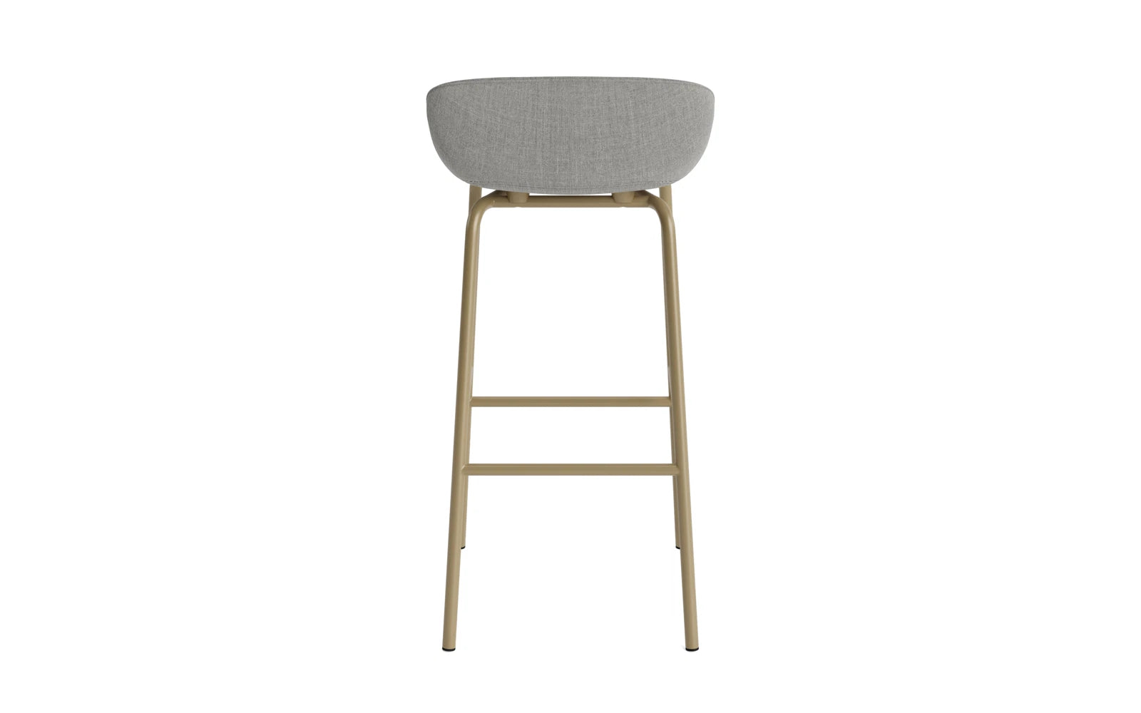 Hyg Barhocker 75 cm Vollpolster Stahl Sand/Remix in Remix 133 präsentiert im Onlineshop von KAQTU Design AG. Barstuhl ist von Normann Copenhagen