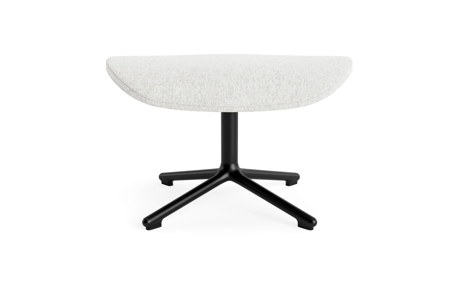Hyg Fusshocker drehbar Schwartz Alu Hallingdal in Hallingdal 110 präsentiert im Onlineshop von KAQTU Design AG. Ottoman ist von Normann Copenhagen