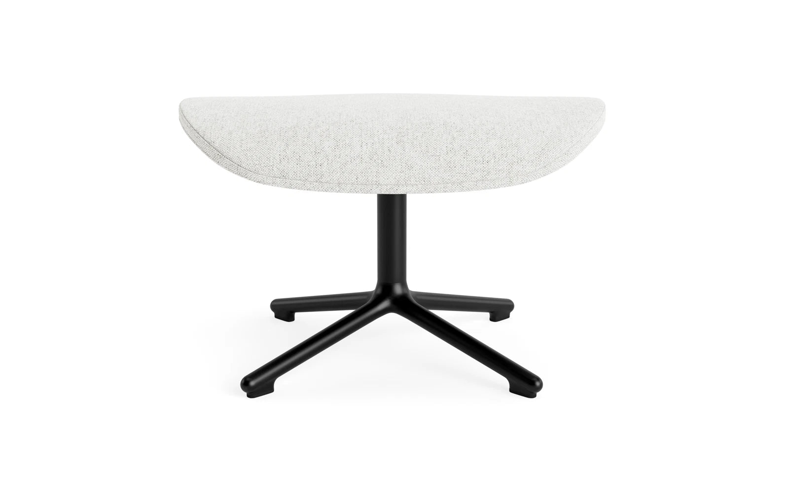 Hyg Fusshocker drehbar Schwartz Alu Hallingdal in Hallingdal 110 präsentiert im Onlineshop von KAQTU Design AG. Ottoman ist von Normann Copenhagen