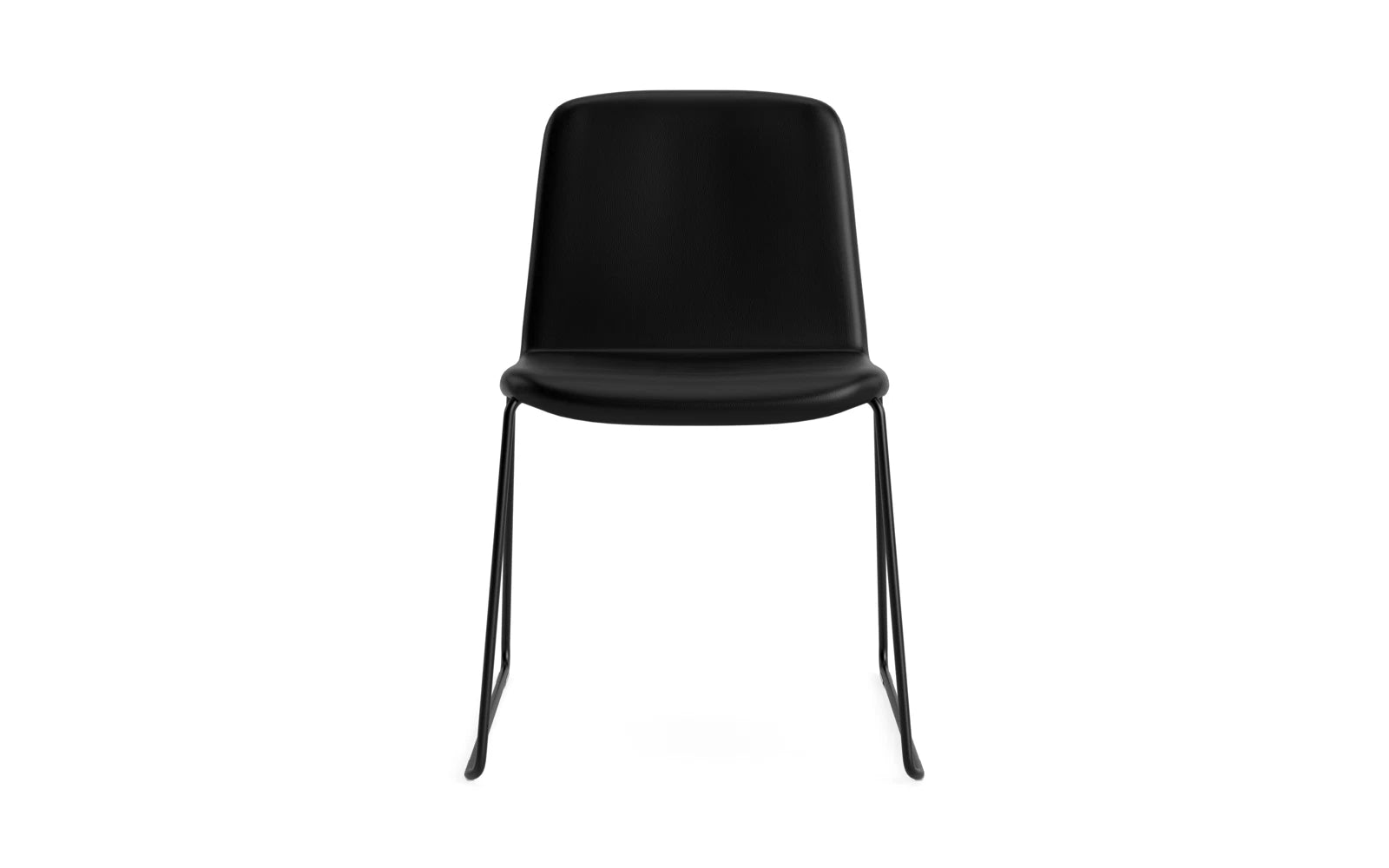 Just Stuhl gepolstert, schwarzer stahl/Ultra in Ultra 41599 präsentiert im Onlineshop von KAQTU Design AG. Stuhl ist von Normann Copenhagen