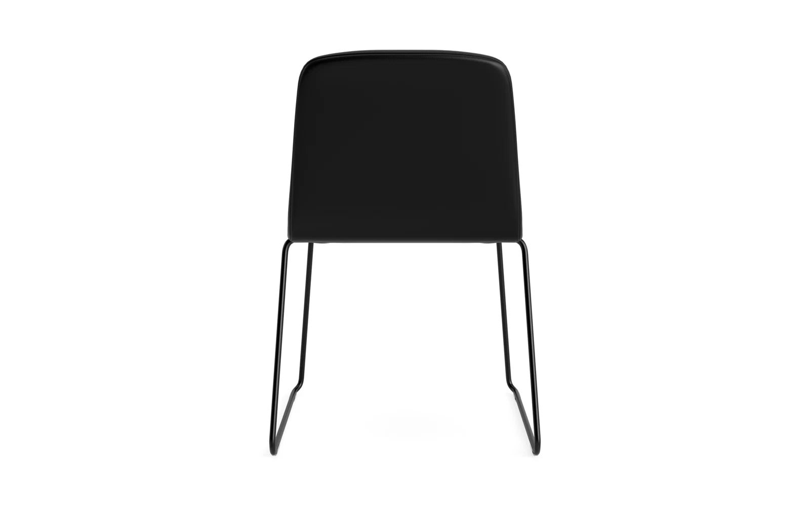 Just Stuhl gepolstert, schwarzer stahl/Ultra in Ultra 41599 präsentiert im Onlineshop von KAQTU Design AG. Stuhl ist von Normann Copenhagen