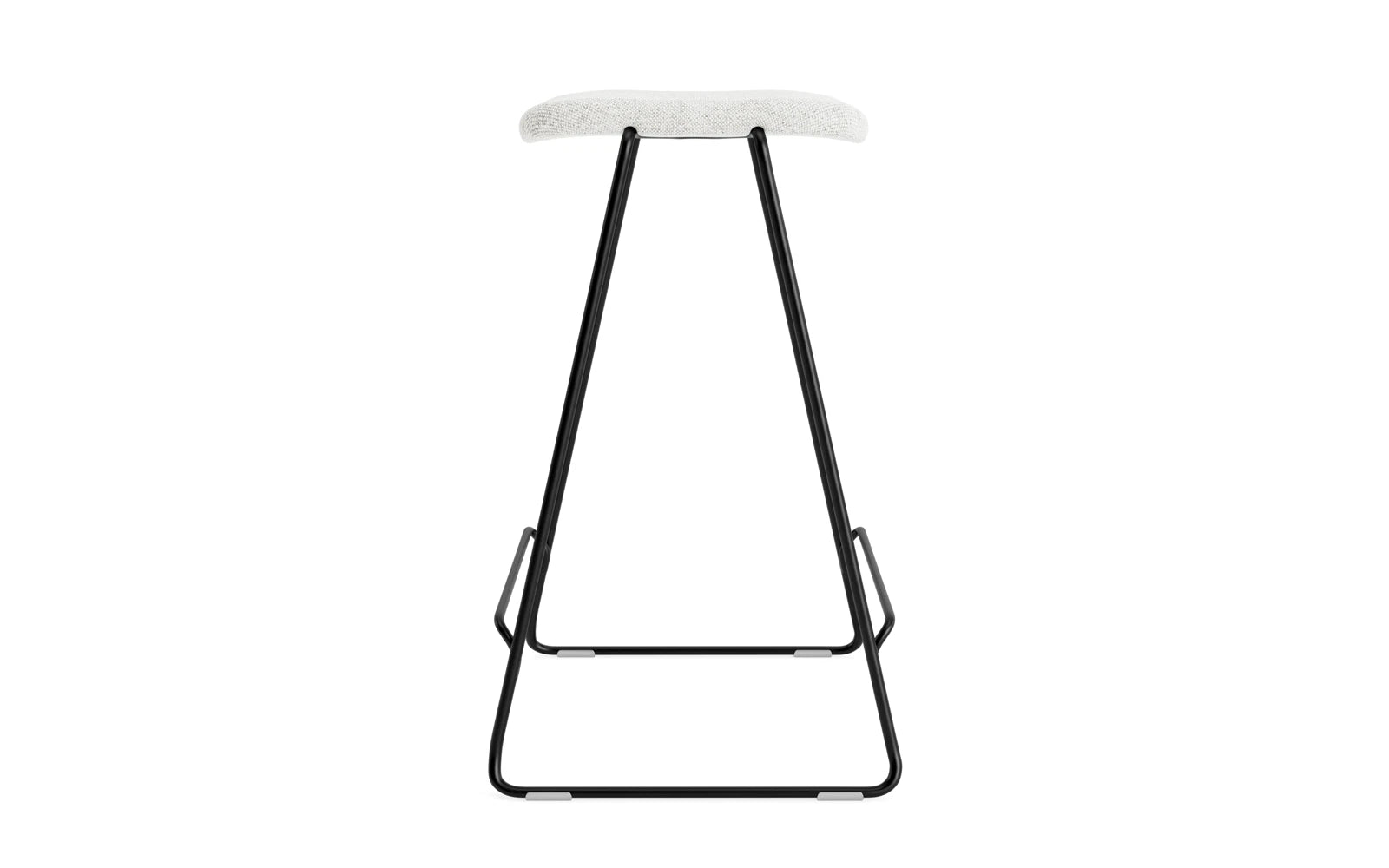 Just Barhocker 65 cm, gepolstert, schwarzer Stahl/ Hallingdal in Hallingdal 110 präsentiert im Onlineshop von KAQTU Design AG. Barstuhl ist von Normann Copenhagen