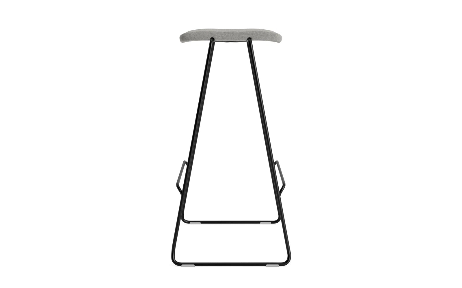 Just Barhocker 75 cm, gepolstert, schwarzer Stahl/ Remix in Remix 133 präsentiert im Onlineshop von KAQTU Design AG. Barstuhl ist von Normann Copenhagen