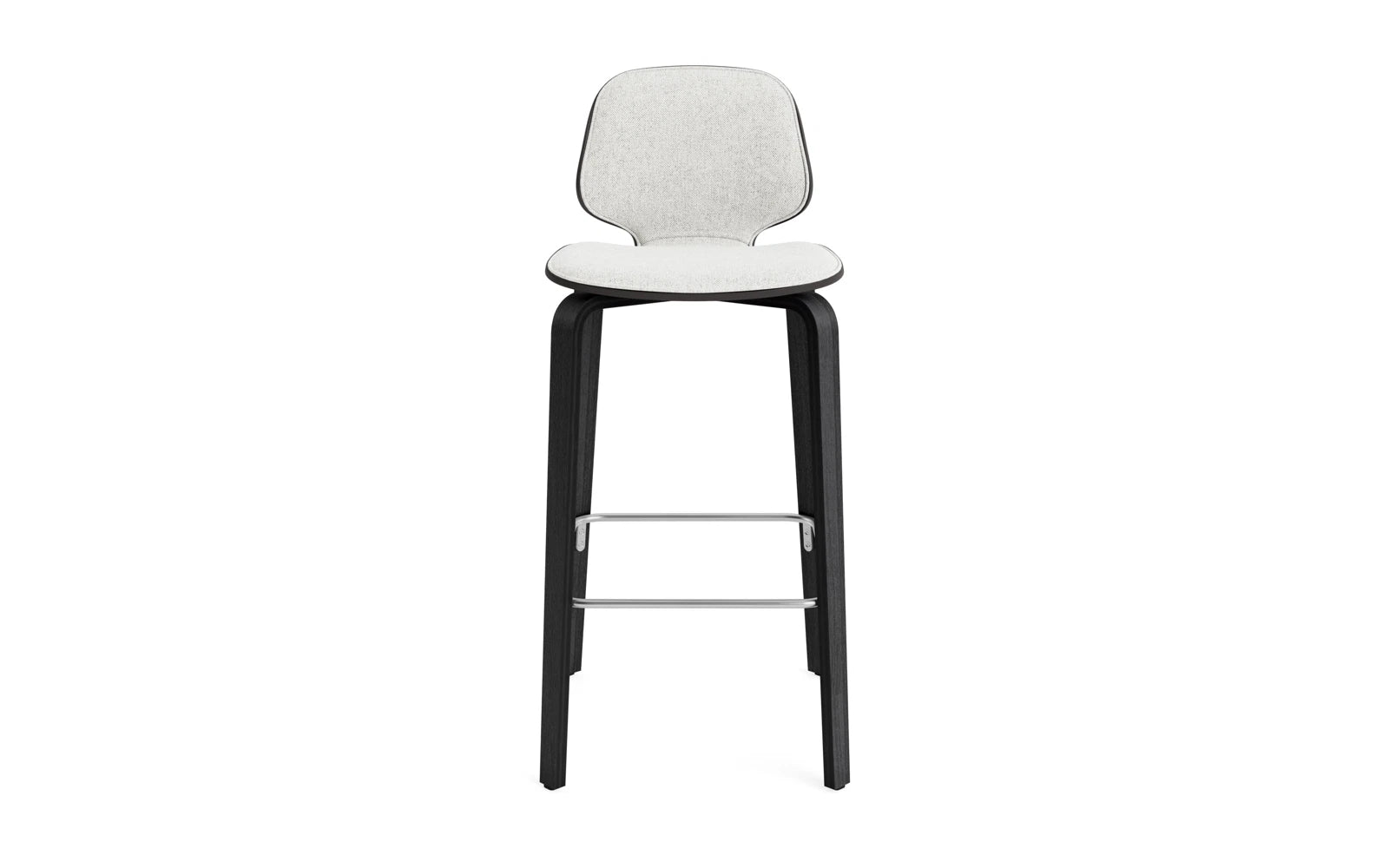 My Chair Barhocker 75 cm Frontpolster schwarz/Hallingdal in Hallingdal 110 präsentiert im Onlineshop von KAQTU Design AG. Barstuhl ist von Normann Copenhagen
