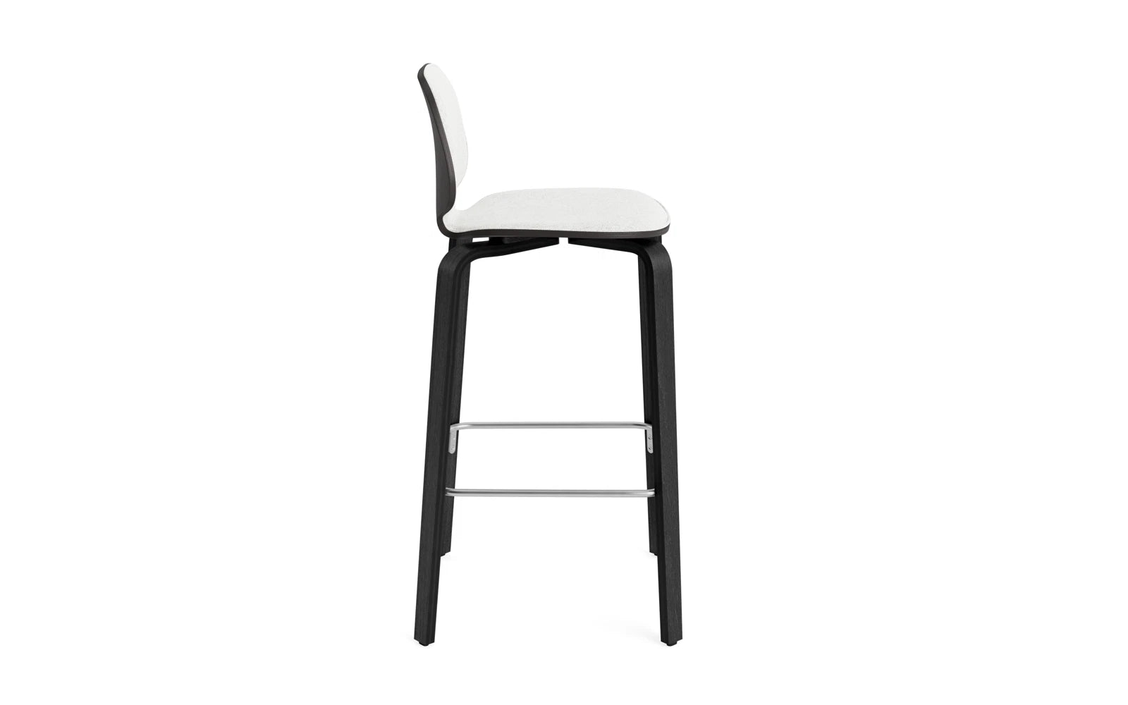 My Chair Barhocker 75 cm Frontpolster schwarz/Hallingdal in Hallingdal 110 präsentiert im Onlineshop von KAQTU Design AG. Barstuhl ist von Normann Copenhagen