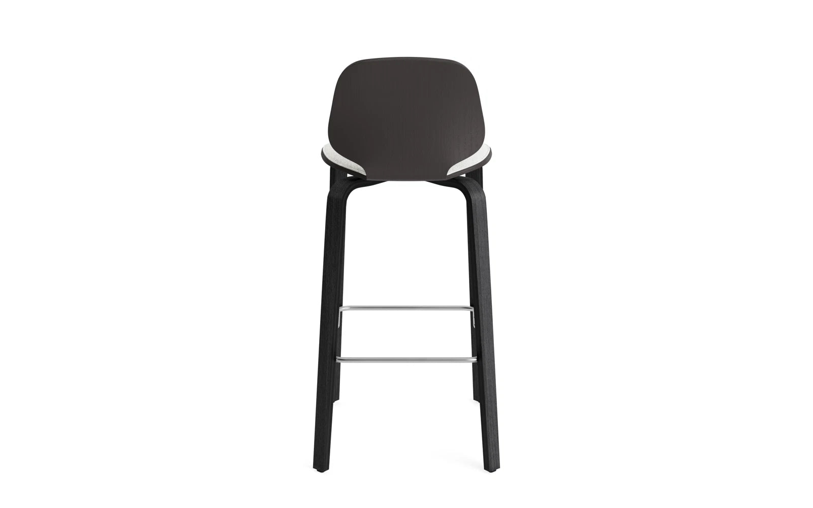 My Chair Barhocker 75 cm Frontpolster schwarz/Hallingdal in Hallingdal 110 präsentiert im Onlineshop von KAQTU Design AG. Barstuhl ist von Normann Copenhagen