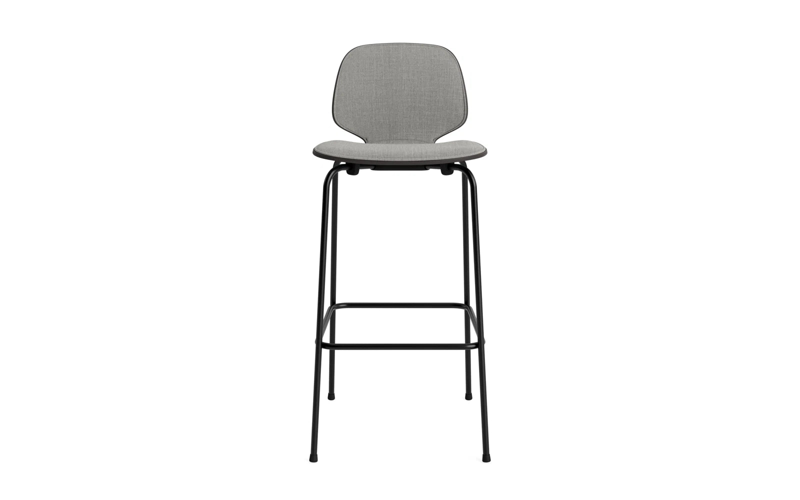 My Chair Barhocker 75 cm Frontpolster schwarzes Stahl schwarz/Remix in Remix 133 präsentiert im Onlineshop von KAQTU Design AG. Barstuhl ist von Normann Copenhagen