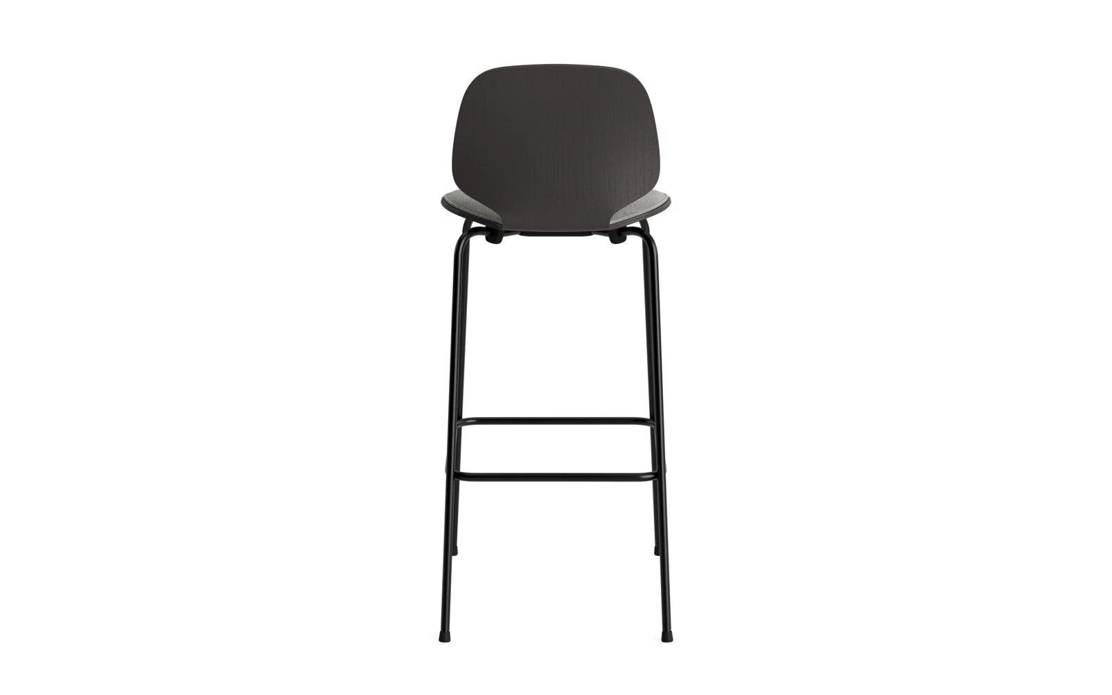 My Chair Barhocker 75 cm Frontpolster schwarzes Stahl schwarz/Remix in Remix 133 präsentiert im Onlineshop von KAQTU Design AG. Barstuhl ist von Normann Copenhagen
