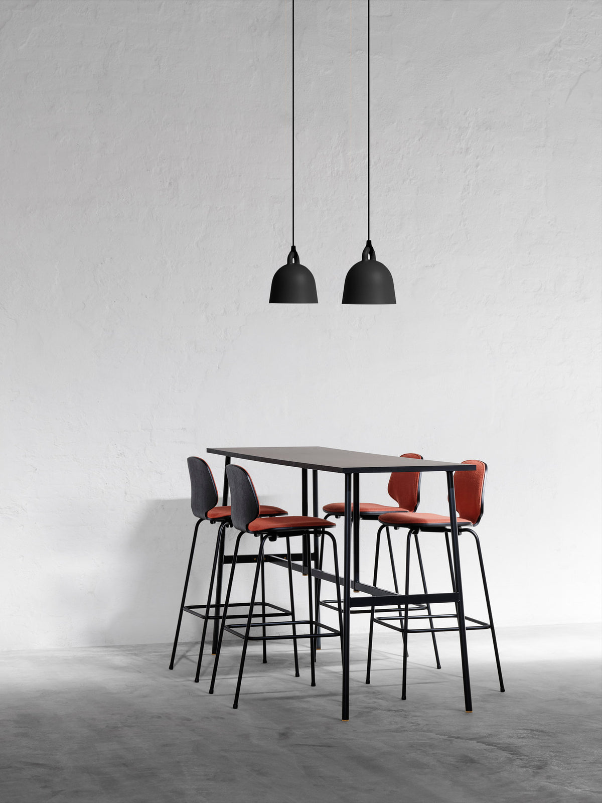 My Chair Barhocker 75 cm Frontpolster in Ultra 41599 präsentiert im Onlineshop von KAQTU Design AG. Barstuhl ist von Normann Copenhagen