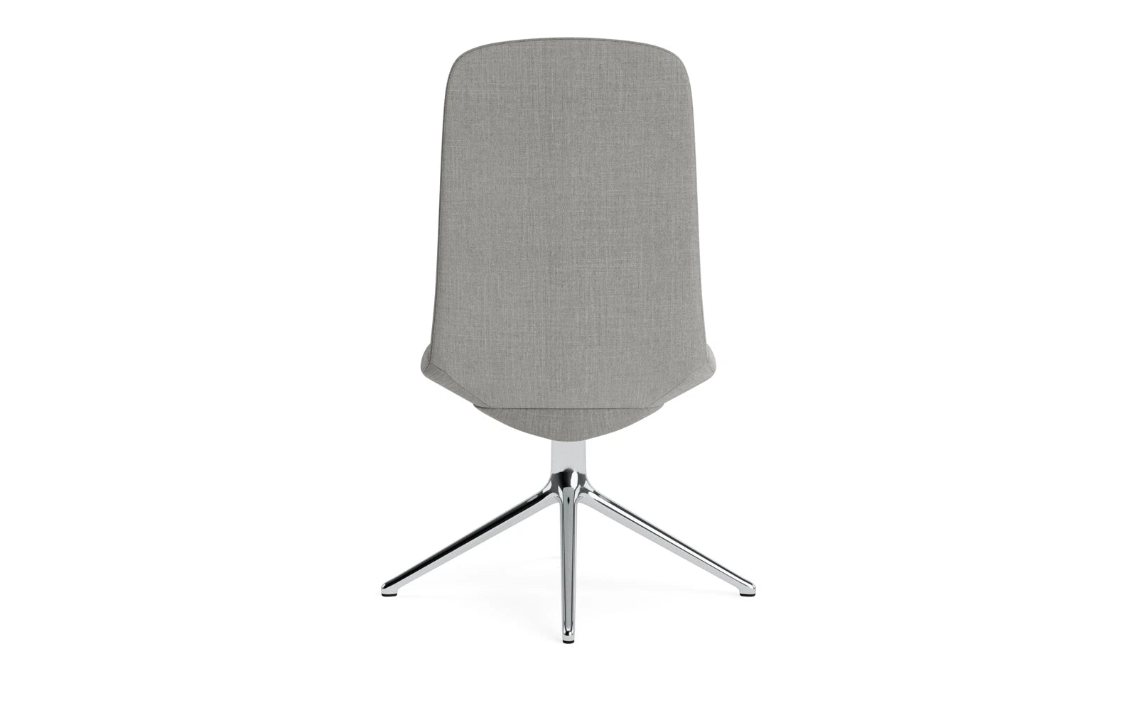 Off Chair niedrig mit Drehgestell 4B aluminium Remix in Remix 133 präsentiert im Onlineshop von KAQTU Design AG. Bürostuhl ist von Normann Copenhagen