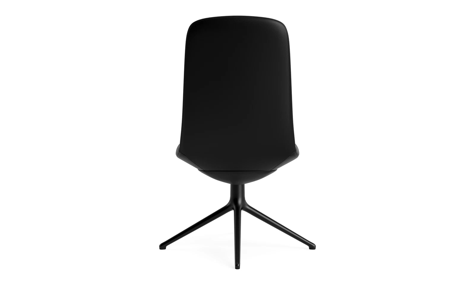 Off Chair niedrig mit Drehgestell 4B Schwartz aluminium Ultra in Ultra 41599 präsentiert im Onlineshop von KAQTU Design AG. Bürostuhl ist von Normann Copenhagen