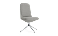 Off Chair low with cushions and aluminum swivel frame
