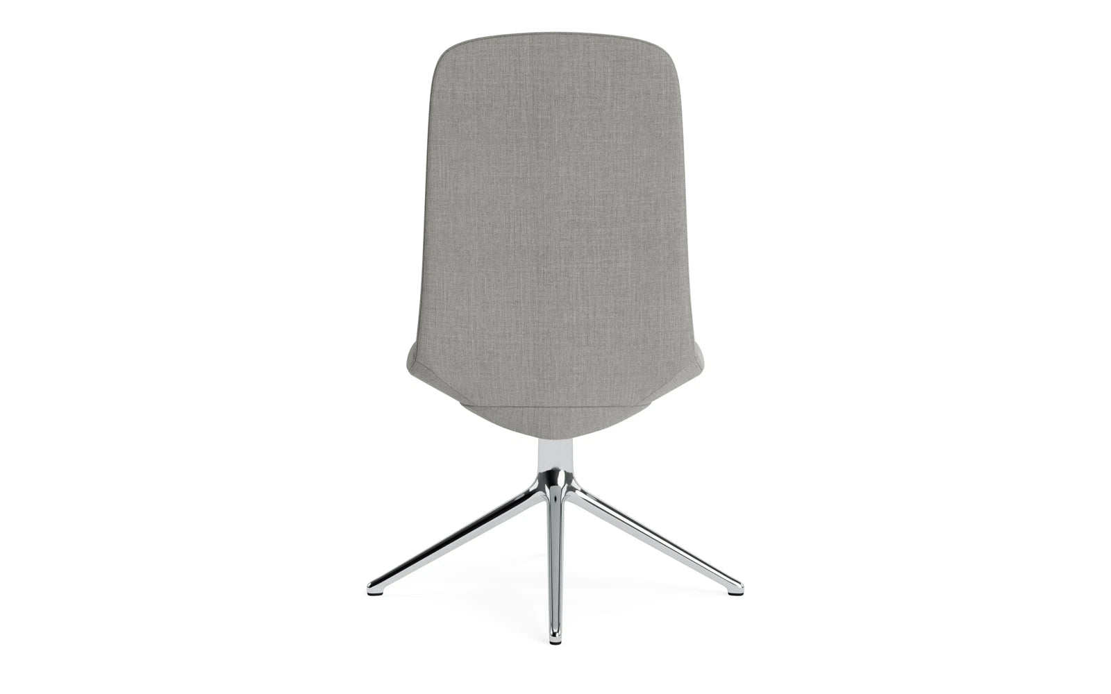Off Chair niedrig mit Drehgestell 4B aluminium mit kissen Remix in Remix 133 präsentiert im Onlineshop von KAQTU Design AG. Bürostuhl ist von Normann Copenhagen