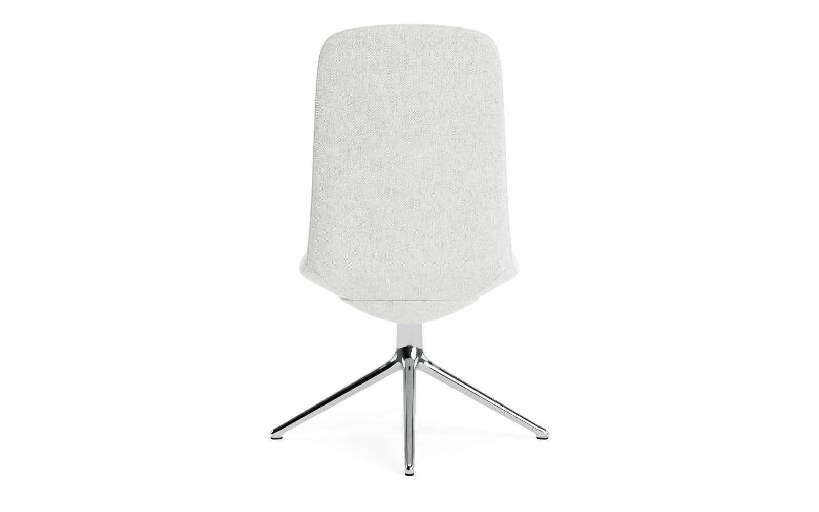 Off Chair niedrig mit Drehgestell 4B aluminium mit kissen Hallingdal in Hallingdal 110 präsentiert im Onlineshop von KAQTU Design AG. Bürostuhl ist von Normann Copenhagen