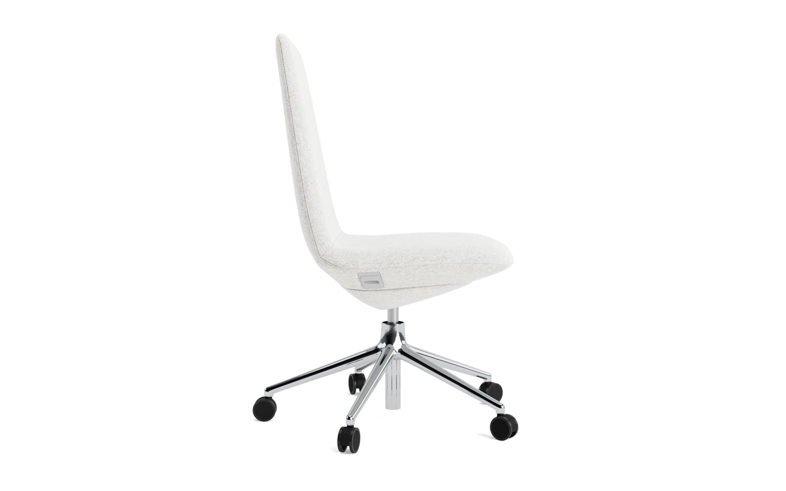Off Chair niedrig mit Drehgestell und Rollen Gaslift Aluminium Hallingdal in Hallingdal 110 präsentiert im Onlineshop von KAQTU Design AG. Bürostuhl ist von Normann Copenhagen