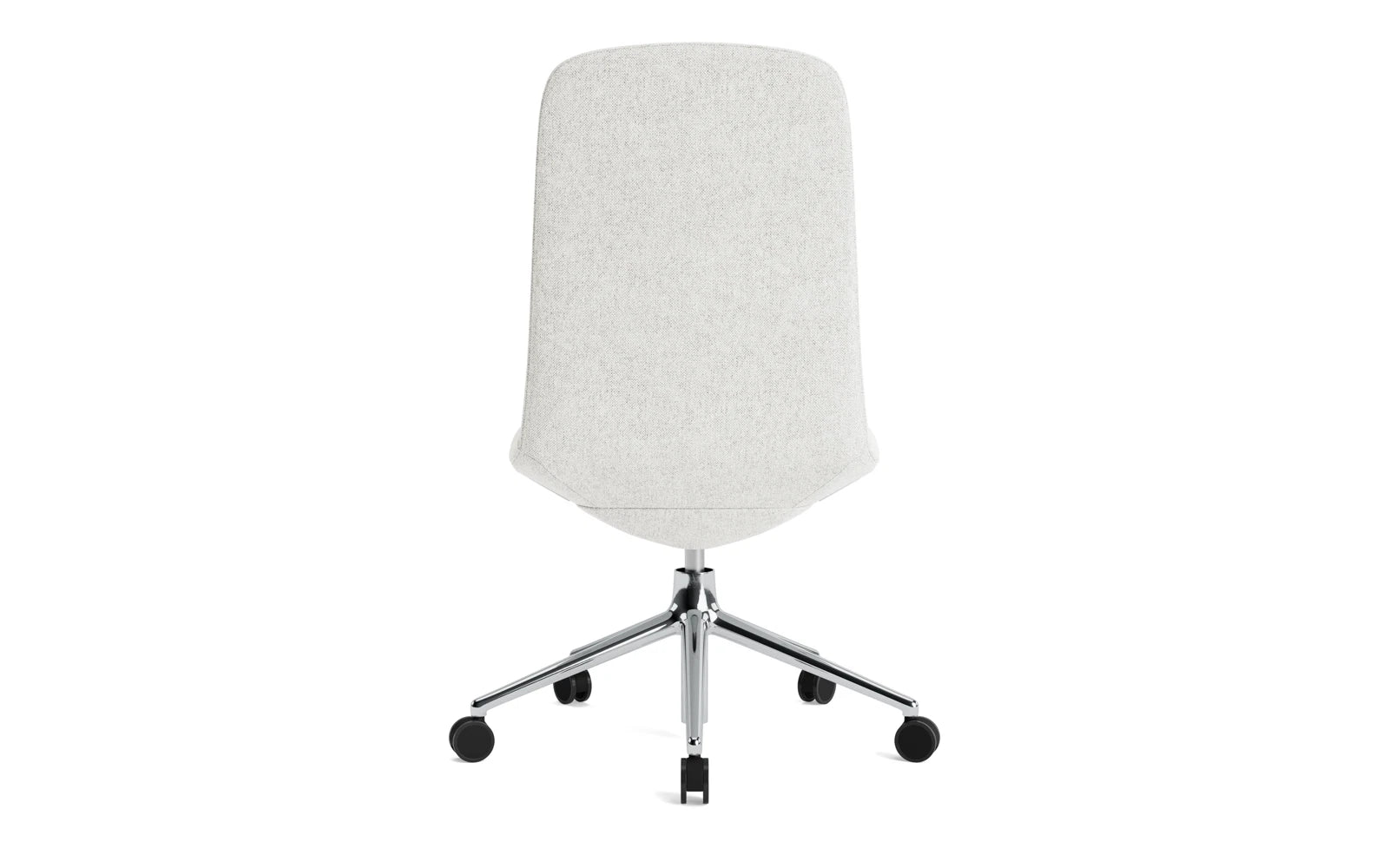 Off Chair niedrig mit Drehgestell und Rollen Gaslift Aluminium Hallingdal in Hallingdal 110 präsentiert im Onlineshop von KAQTU Design AG. Bürostuhl ist von Normann Copenhagen