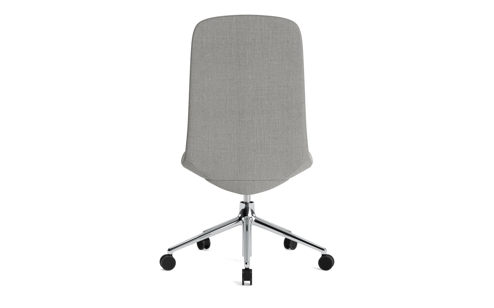 Off Chair niedrig 5W gaslift aluminium mit kissen Remix in Remix 133 präsentiert im Onlineshop von KAQTU Design AG. Bürostuhl ist von Normann Copenhagen