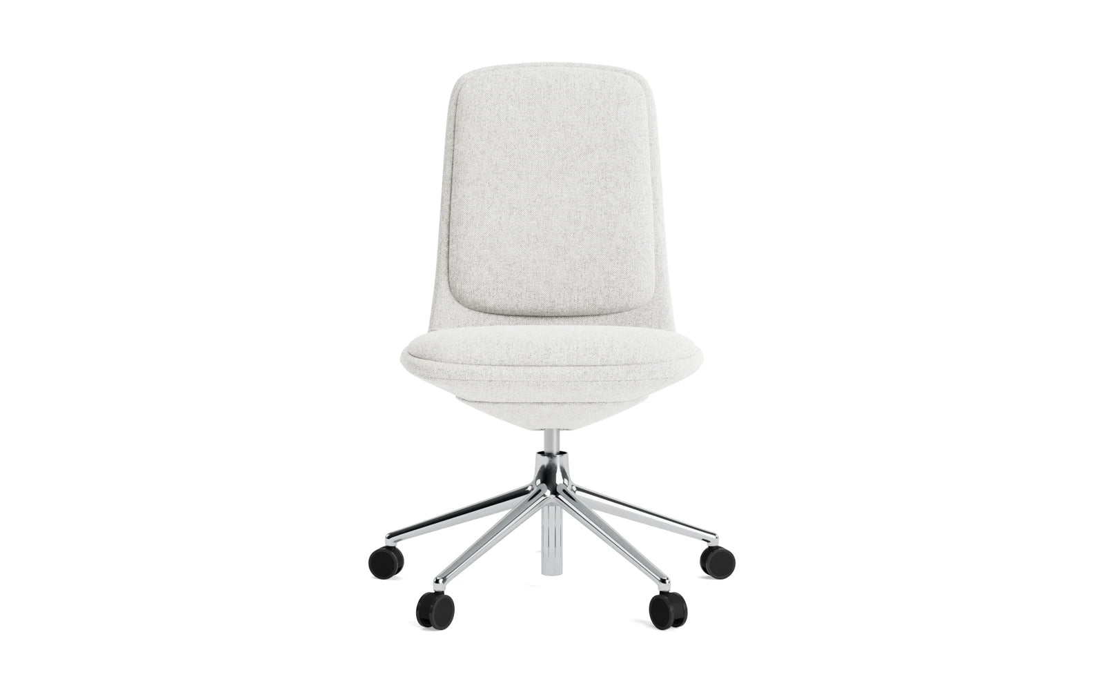 Off Chair niedrig 5W gaslift aluminium mit kissen Hallingdal in Hallingdal 110 präsentiert im Onlineshop von KAQTU Design AG. Bürostuhl ist von Normann Copenhagen