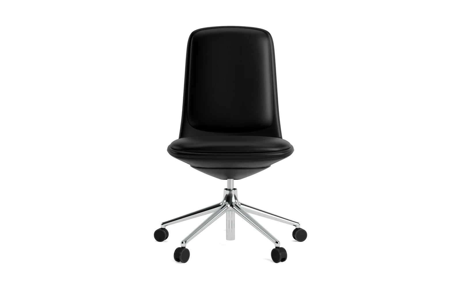 Off Chair niedrig 5W gaslift aluminium mit kissen Ultra in Ultra 41599 präsentiert im Onlineshop von KAQTU Design AG. Bürostuhl ist von Normann Copenhagen