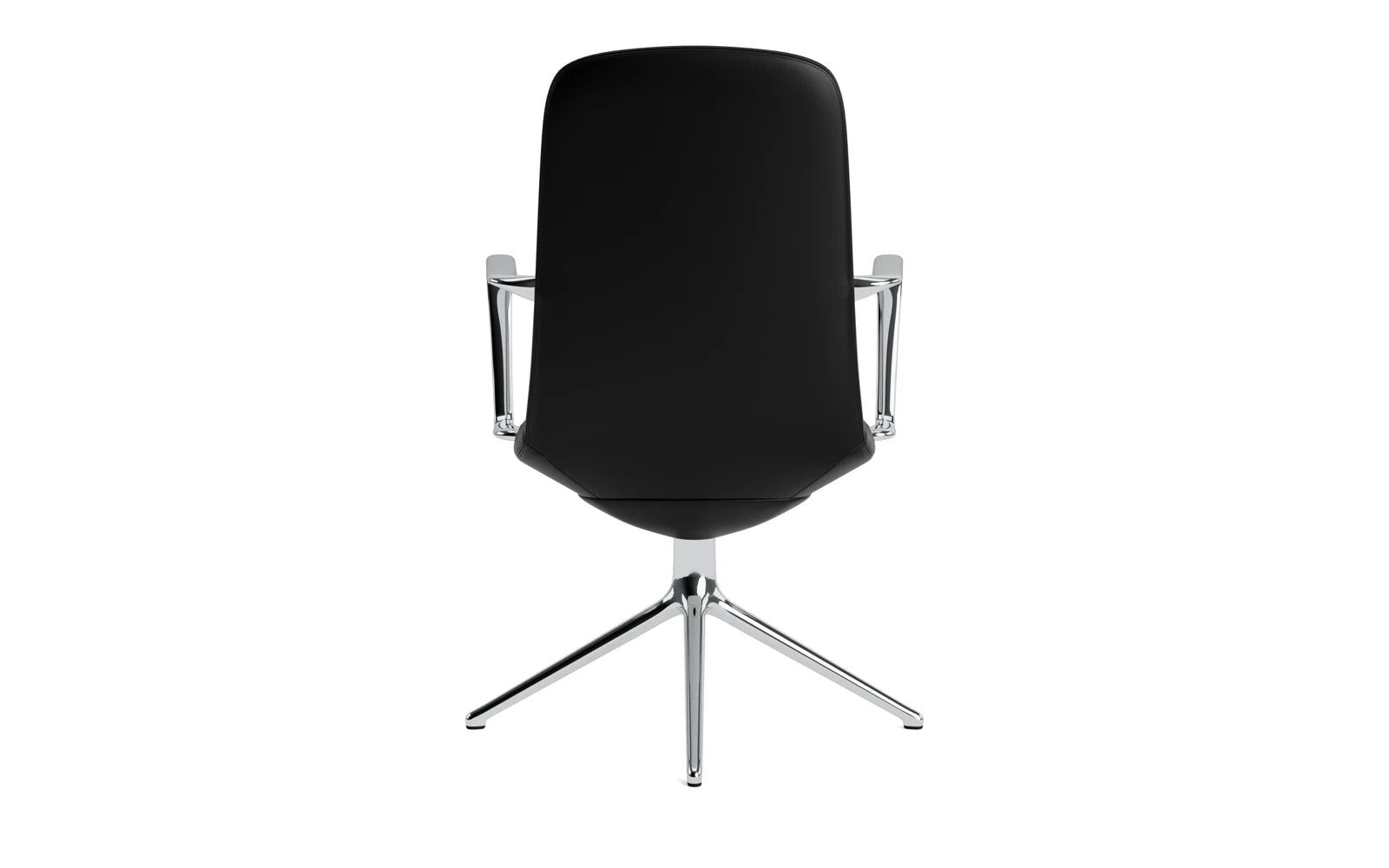 Off Armchair niedrig mit Drehgestell 4B aluminium Ultra in Ultra 41599 präsentiert im Onlineshop von KAQTU Design AG. Bürostuhl ist von Normann Copenhagen