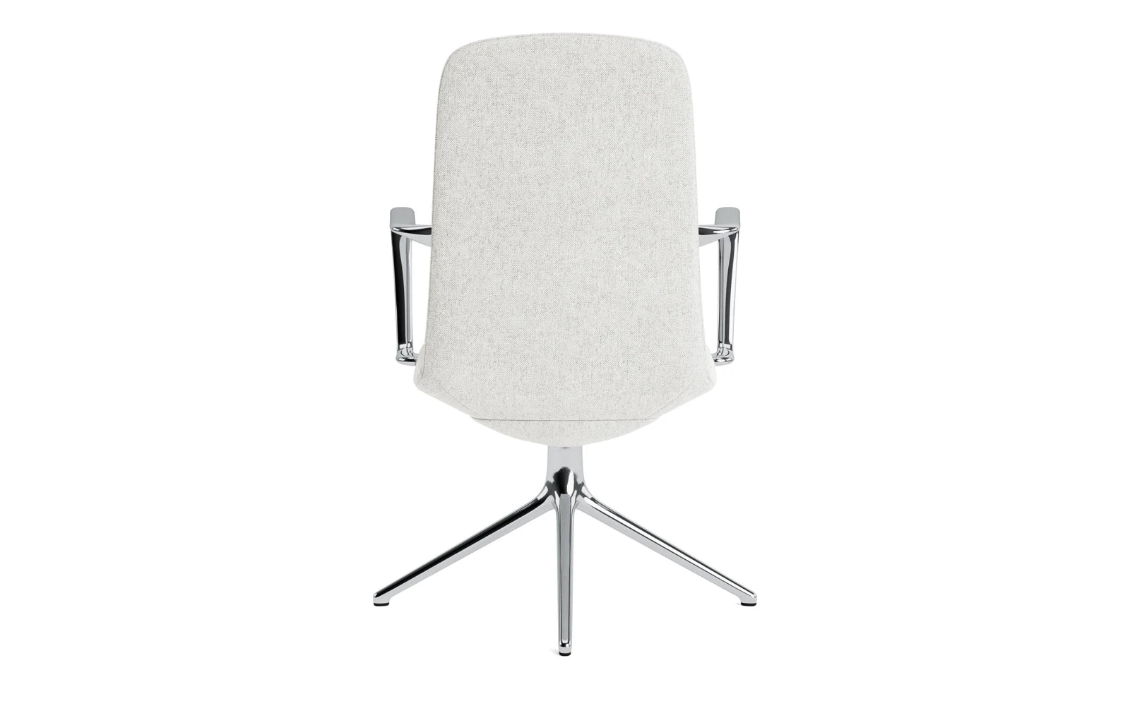 Off Armchair niedrig mit Drehgestell 4B aluminium mit kissen Hallingdal in Hallingdal 110 präsentiert im Onlineshop von KAQTU Design AG. Bürostuhl ist von Normann Copenhagen