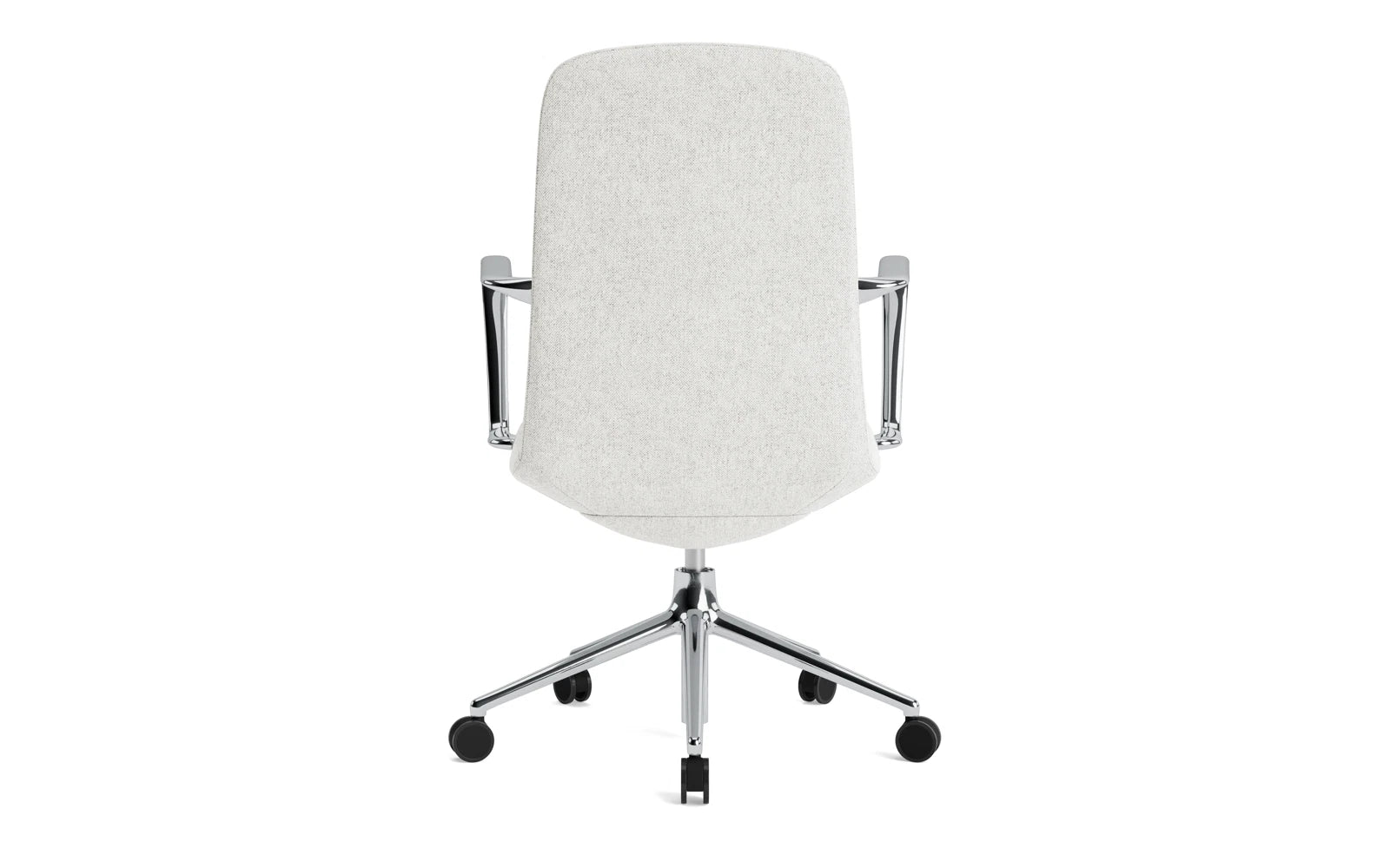 Off Armchair niedrig mit Drehgestell und Rollen Gaslift Aluminium mit Kissen Hallingdal in Hallingdal 110 präsentiert im Onlineshop von KAQTU Design AG. Bürostuhl ist von Normann Copenhagen