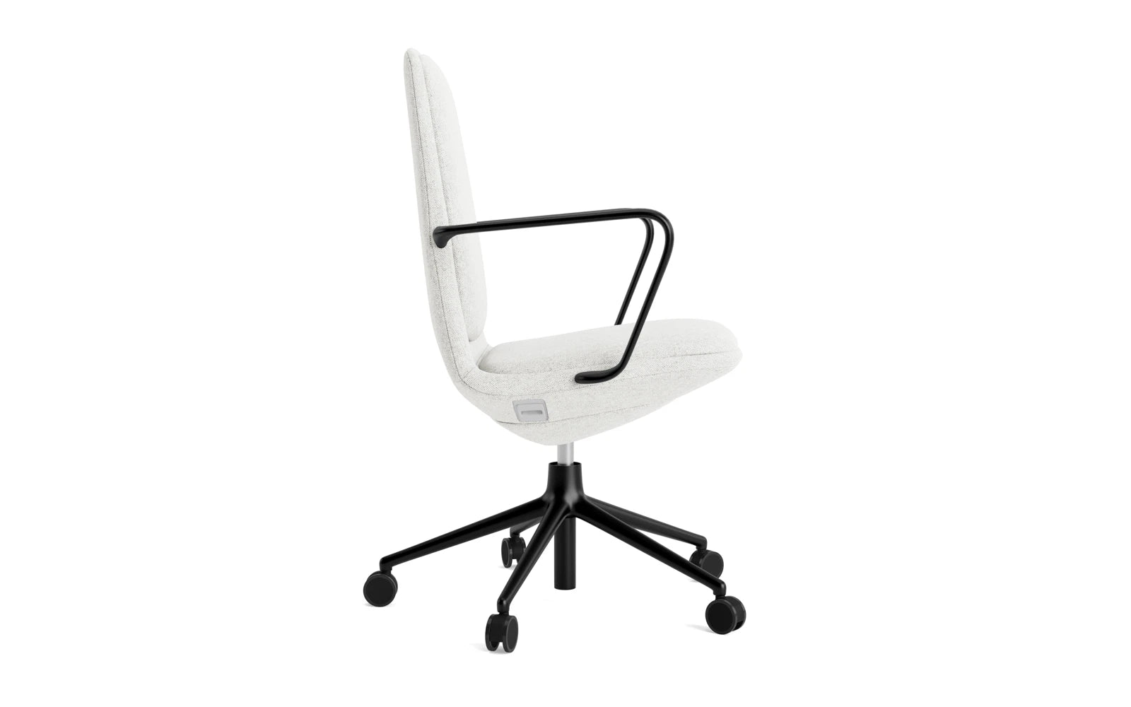 Off Armchair niedrig 5W gaslift schwarze aluminium mit kissen Hallingdal in Hallingdal 110 präsentiert im Onlineshop von KAQTU Design AG. Bürostuhl ist von Normann Copenhagen