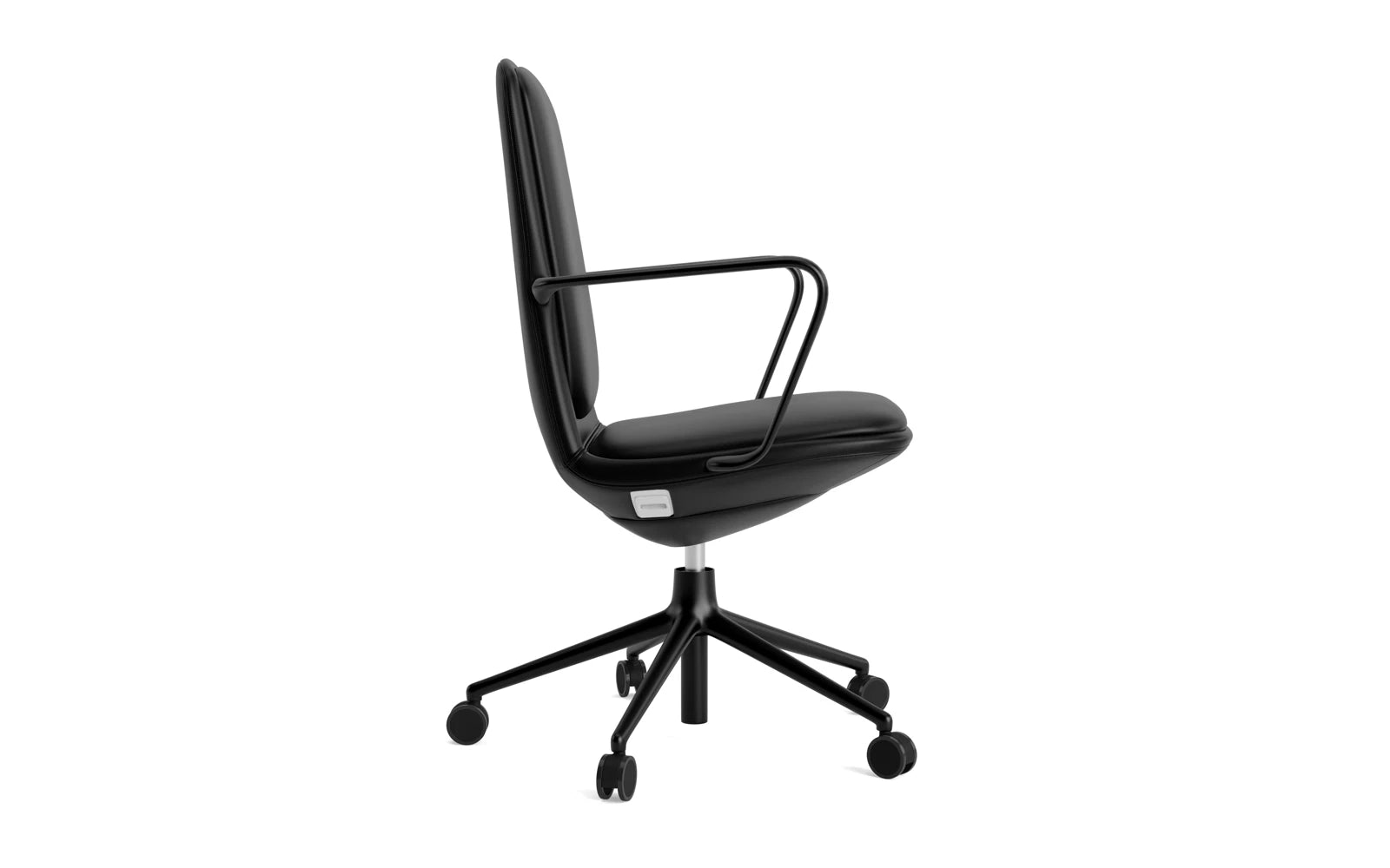 Off Armchair niedrig 5W gaslift schwarze aluminium mit kissen Ultra in Ultra 41599 präsentiert im Onlineshop von KAQTU Design AG. Bürostuhl ist von Normann Copenhagen