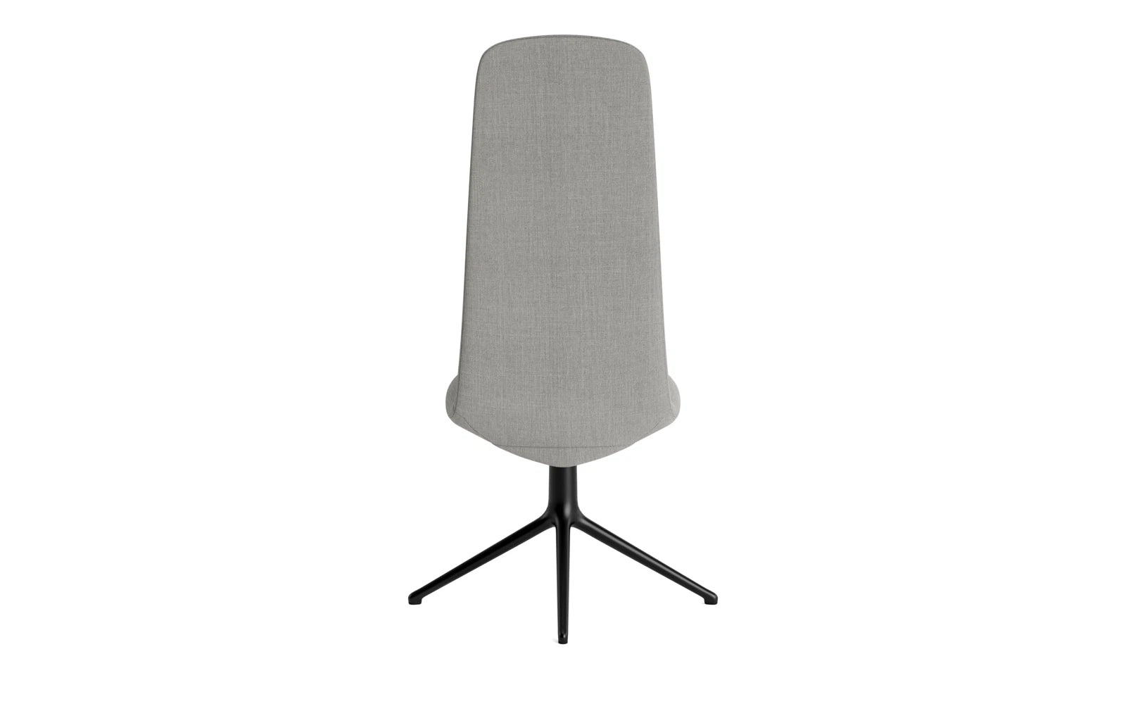 Off Chair Hoch mit Drehgestell 4B Schwartz aluminium Remix in Remix 133 präsentiert im Onlineshop von KAQTU Design AG. Bürostuhl ist von Normann Copenhagen