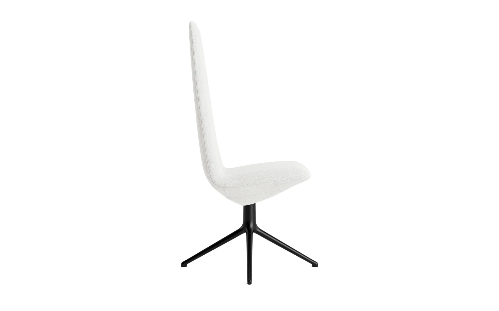 Off Chair Hoch mit Drehgestell 4B Schwartz aluminium Hallingdal in Hallingdal 110 präsentiert im Onlineshop von KAQTU Design AG. Bürostuhl ist von Normann Copenhagen