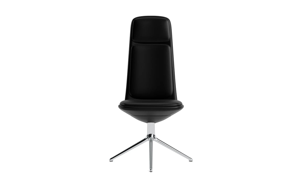 Off Chair Hoch mit Drehgestell 4B aluminium mit Kissen Ultra in Ultra 41599 präsentiert im Onlineshop von KAQTU Design AG. Bürostuhl ist von Normann Copenhagen