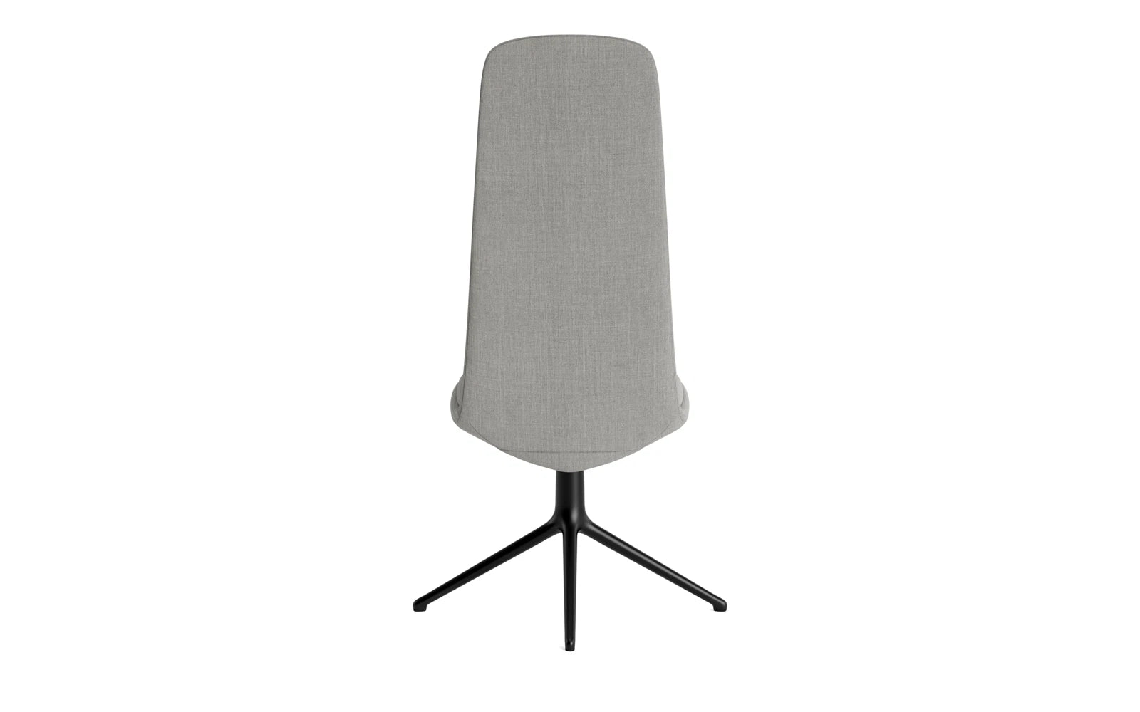 Off Chair Hoch mit Drehgestell 4B schwarze aluminium mit Kissen Remix in Remix 133 präsentiert im Onlineshop von KAQTU Design AG. Bürostuhl ist von Normann Copenhagen