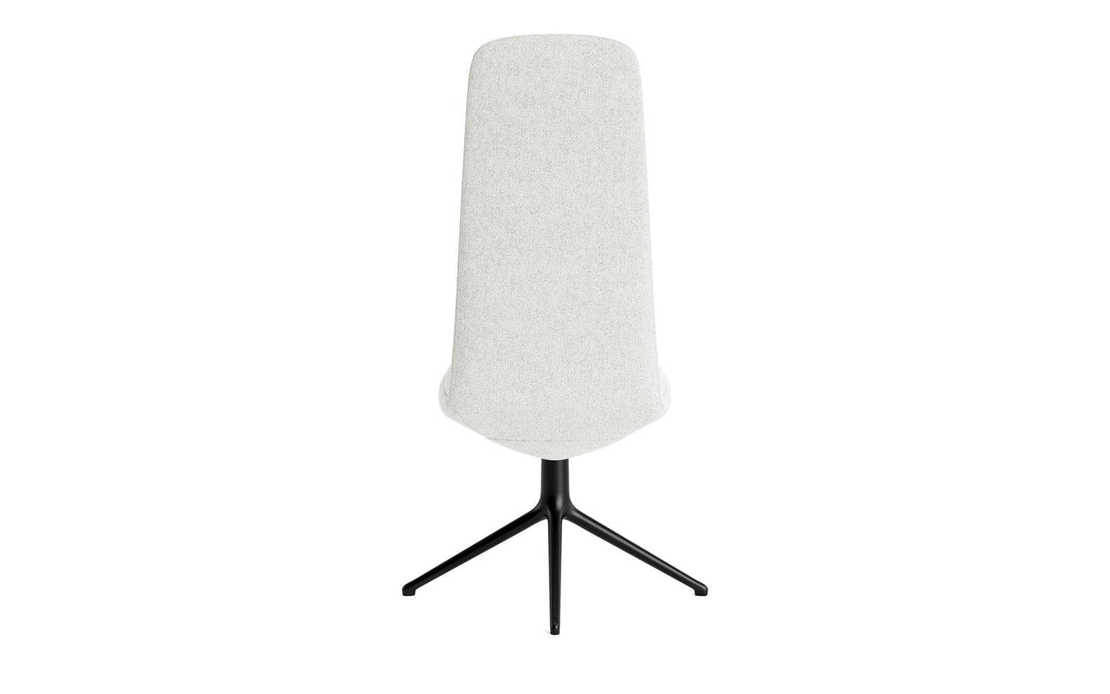Off Chair Hoch mit Drehgestell 4B schwarze aluminium mit Kissen Hallingdal in Hallingdal 110 präsentiert im Onlineshop von KAQTU Design AG. Bürostuhl ist von Normann Copenhagen