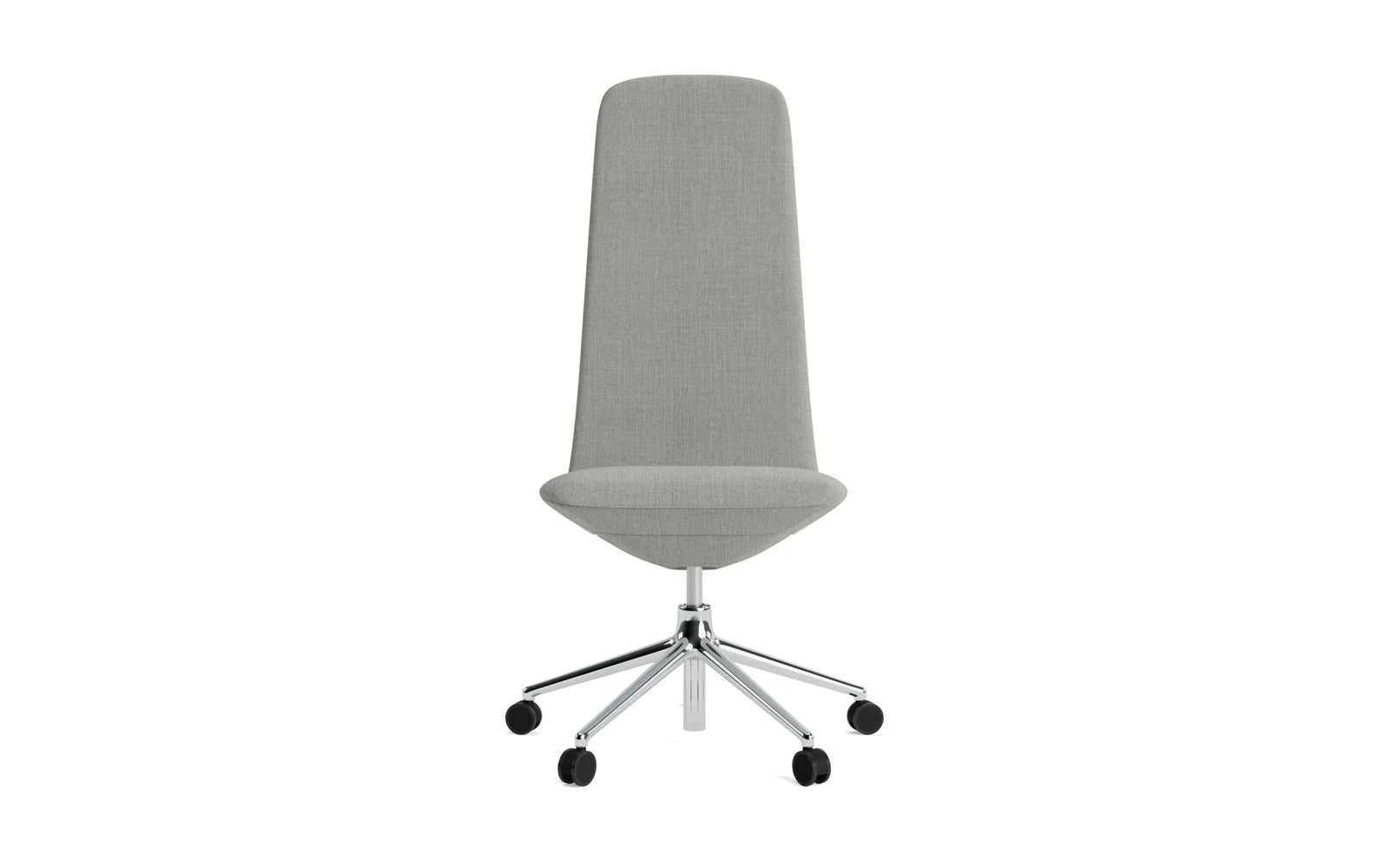 Off Chair Hoch mit Drehgestell und Rollen Gaslift Aluminium Remix in Remix 133 präsentiert im Onlineshop von KAQTU Design AG. Bürostuhl ist von Normann Copenhagen