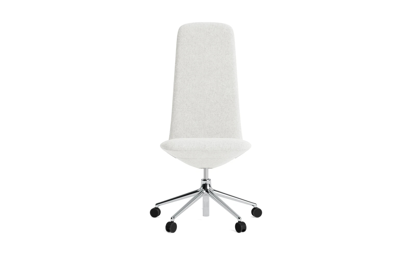 Off Chair Hoch mit Drehgestell und Rollen Gaslift Aluminium Hallingdal in Hallingdal 110 präsentiert im Onlineshop von KAQTU Design AG. Bürostuhl ist von Normann Copenhagen