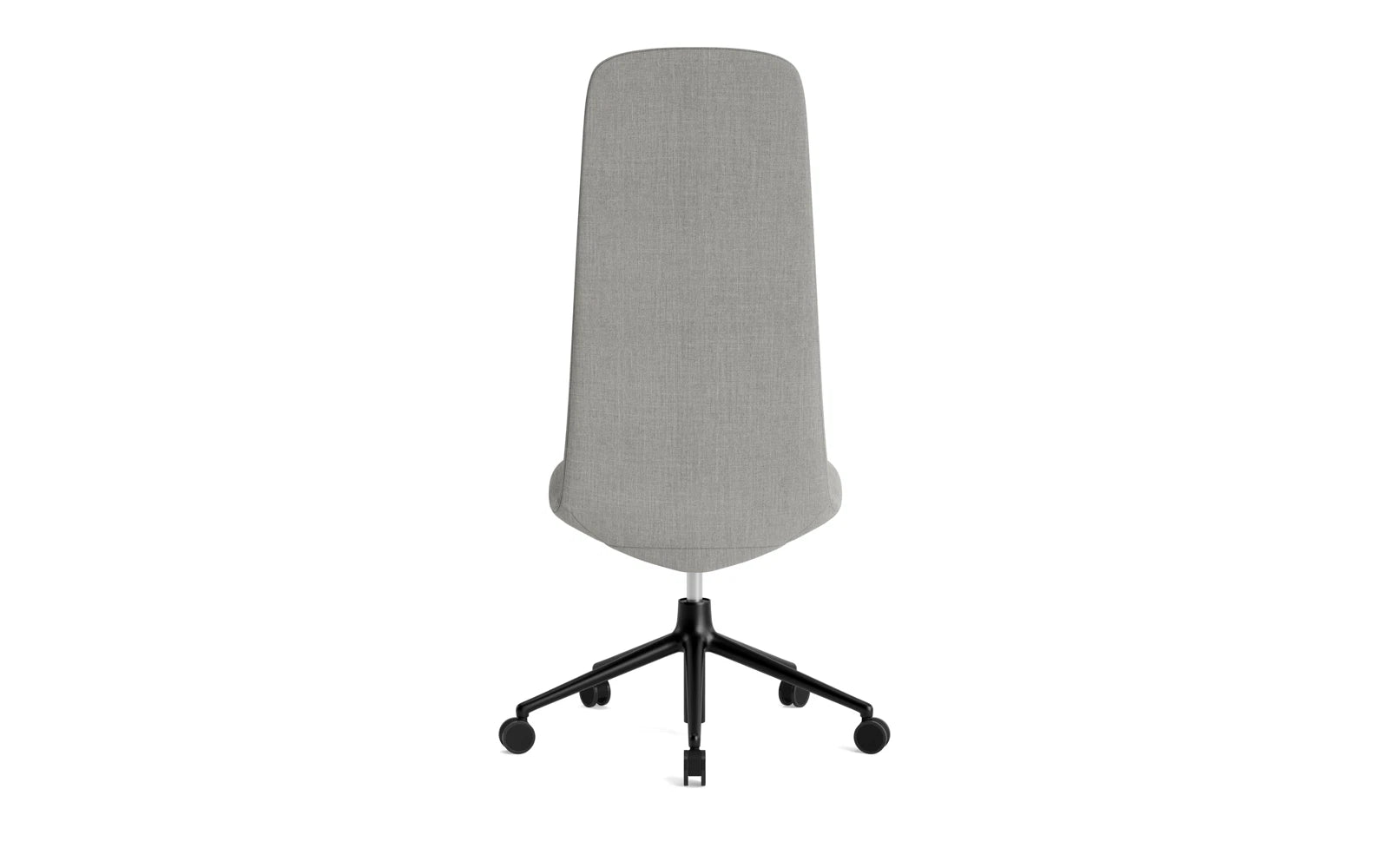 Off Chair Hoch mit Drehgestell und Rollen Gaslift schwarze Aluminium Remix in Remix 133 präsentiert im Onlineshop von KAQTU Design AG. Bürostuhl ist von Normann Copenhagen