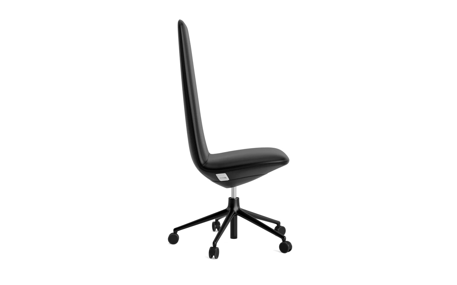 Off Chair Hoch mit Drehgestell und Rollen Gaslift schwarze Aluminium Ultra in Ultra 41599 präsentiert im Onlineshop von KAQTU Design AG. Bürostuhl ist von Normann Copenhagen