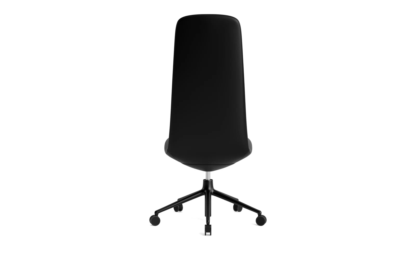 Off Chair Hoch mit Drehgestell und Rollen Gaslift schwarze Aluminium Ultra in Ultra 41599 präsentiert im Onlineshop von KAQTU Design AG. Bürostuhl ist von Normann Copenhagen