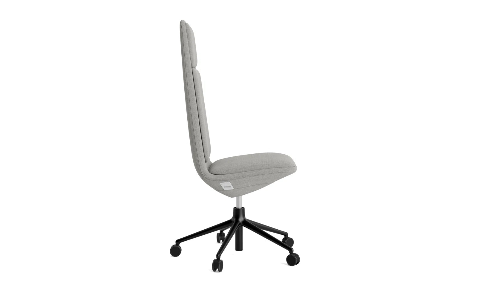 Off Chair hoch 5W gaslift schwarze aluminium mit kissen Remix in Remix 133 präsentiert im Onlineshop von KAQTU Design AG. Bürostuhl ist von Normann Copenhagen