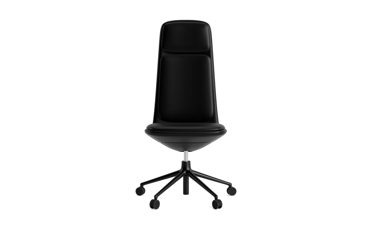 Off Chair hoch 5W gaslift schwarze aluminium mit kissen Ultra in Ultra 41599 präsentiert im Onlineshop von KAQTU Design AG. Bürostuhl ist von Normann Copenhagen